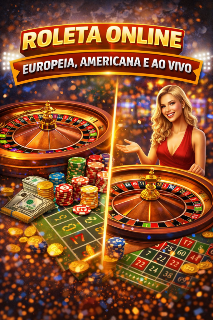 Roleta Online - Europeia, Americana e Ao Vivo